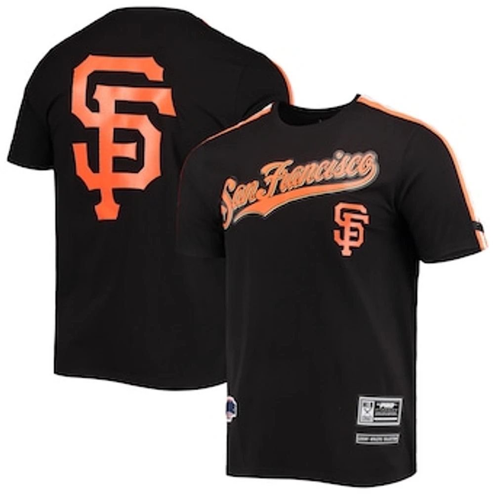 Men's Pro Standard Black/ San Francisco Giants Taping T-Shirt