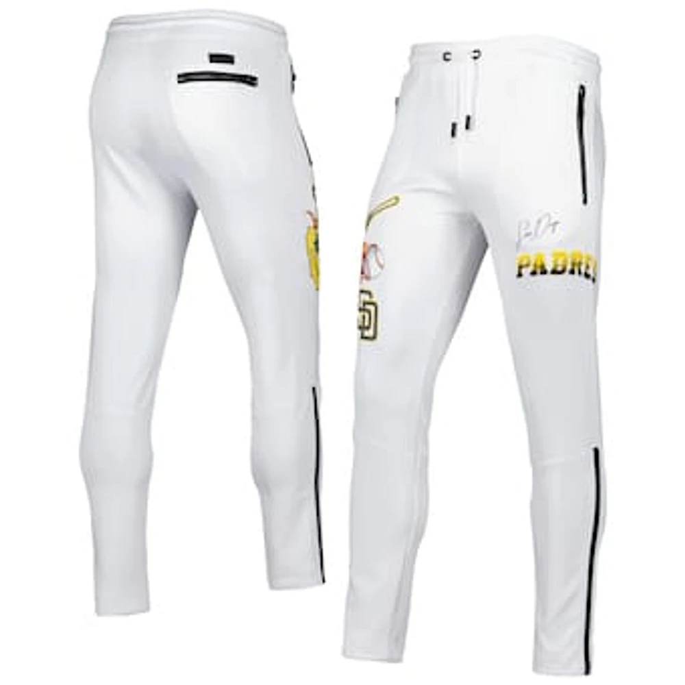 Men's Pro Standard White San Diego Padres Hometown Track Pants