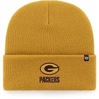 Women's '47  Gold Green Bay Packers Haymaker Cuffed Knit Hat