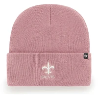 Women's '47  Pink New Orleans Saints Haymaker Cuffed Knit Hat