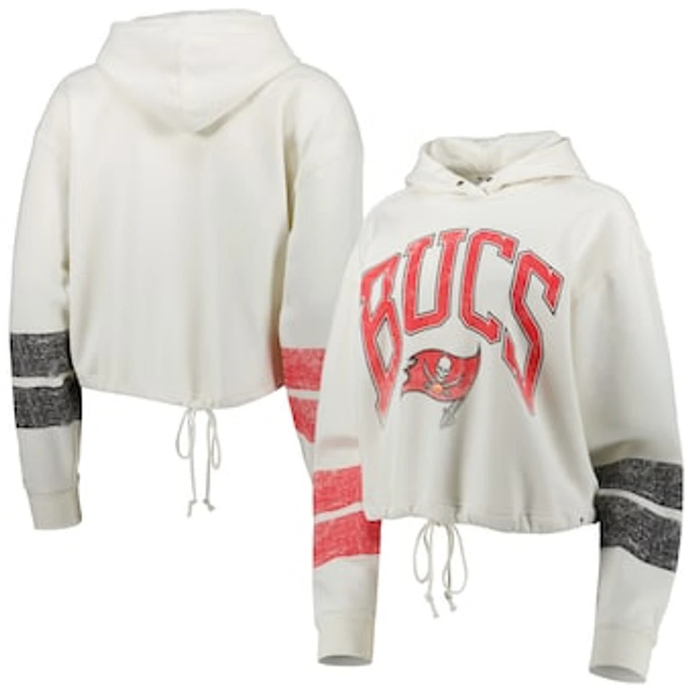 Women's '47 Oatmeal Tampa Bay Buccaneers Harper Pullover Hoodie