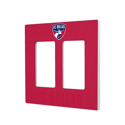 FC Dallas Solid Double Rocker Light Switch Plate