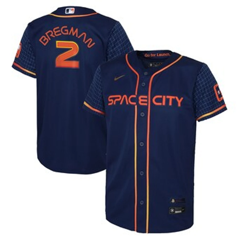 Youth Nike Alex Bregman Navy Houston Astros City Connect Replica Player Jersey