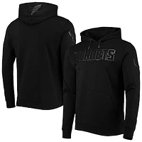 Men's Pro Standard Charlotte Hornets Triple Black Gloss Pullover Hoodie