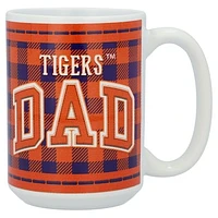 Clemson Tigers 15oz. Buffalo Plaid Father's Day Mug