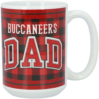 Tampa Bay Buccaneers 15oz. Buffalo Plaid Father's Day Mug