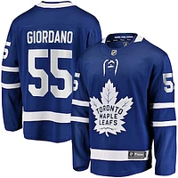 Men's Fanatics Mark Giordano Blue Toronto Maple Leafs Home Breakaway