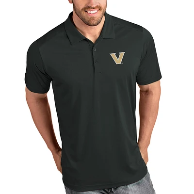 Men's Antigua Graphite Vanderbilt Commodores Tribute Polo