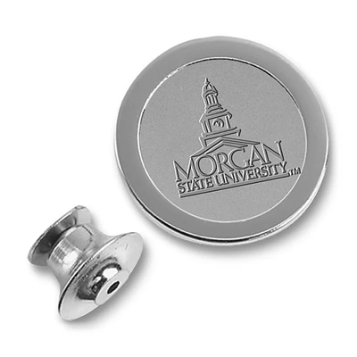 Men's Silver Morgan State Bears Lapel Pin