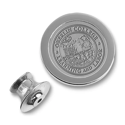 Men's Silver Oberlin Yeomen Lapel Pin