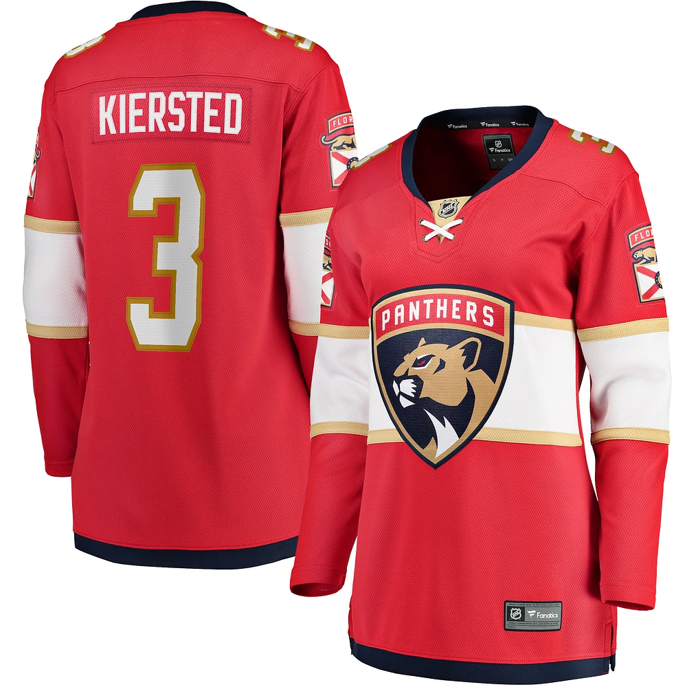 Women's Fanatics Matt Kiersted Red Florida Panthers Home Team Breakaway Player Jersey