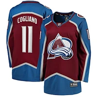 Women's Fanatics Andrew Cogliano Burgundy Colorado Avalanche Home Breakaway Player Jersey