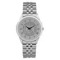 Silver Haverford College Medallion Rolled Link Bracelet Wristwatch