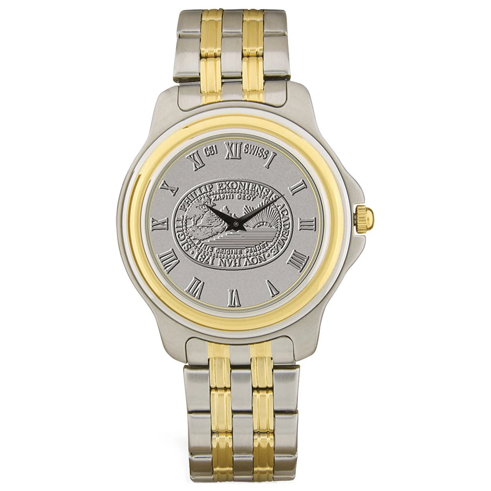 Silver/Gold Phillips Exeter Academy Big Red Two-Tone Wristwatch