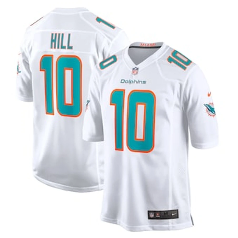 Men's Nike Tyreek Hill White Miami Dolphins Game Jersey