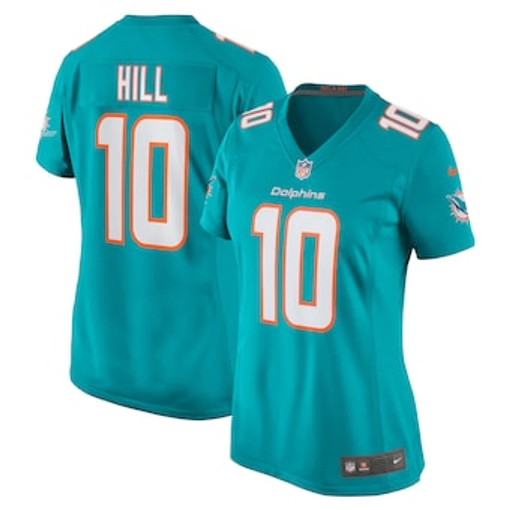 Women's Nike Tyreek Hill Aqua Miami Dolphins Player Jersey