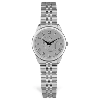 Women's Silver Oakland Golden Grizzlies Medallion Rolled Link Bracelet Wristwatch