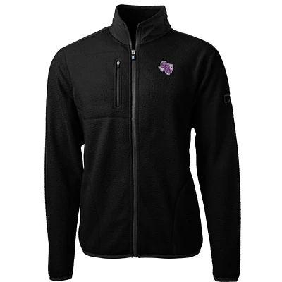 Men's Cutter & Buck Stephen F Austin Lumberjacks Team Logo Cascade Eco Sherpa Fleece Full-Zip Jacket