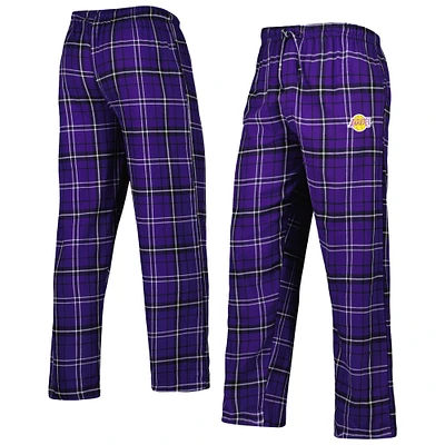 Men's Concepts Sport Purple/Black Los Angeles Lakers Ultimate Plaid Flannel Pajama Pants