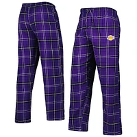Men's Concepts Sport Purple/Black Los Angeles Lakers Ultimate Plaid Flannel Pajama Pants