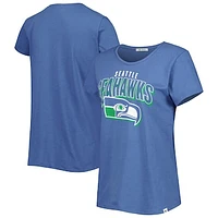 Women's '47 Royal Seattle Seahawks Treasure Frankie T-Shirt