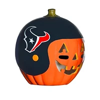 Houston Texans Ceramic Pumpkin Helmet