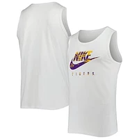 Men's Nike White LSU Tigers Spring Break Futura Performance Tank Top