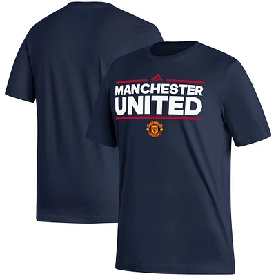 Men's adidas Navy Manchester United Dassler T-Shirt