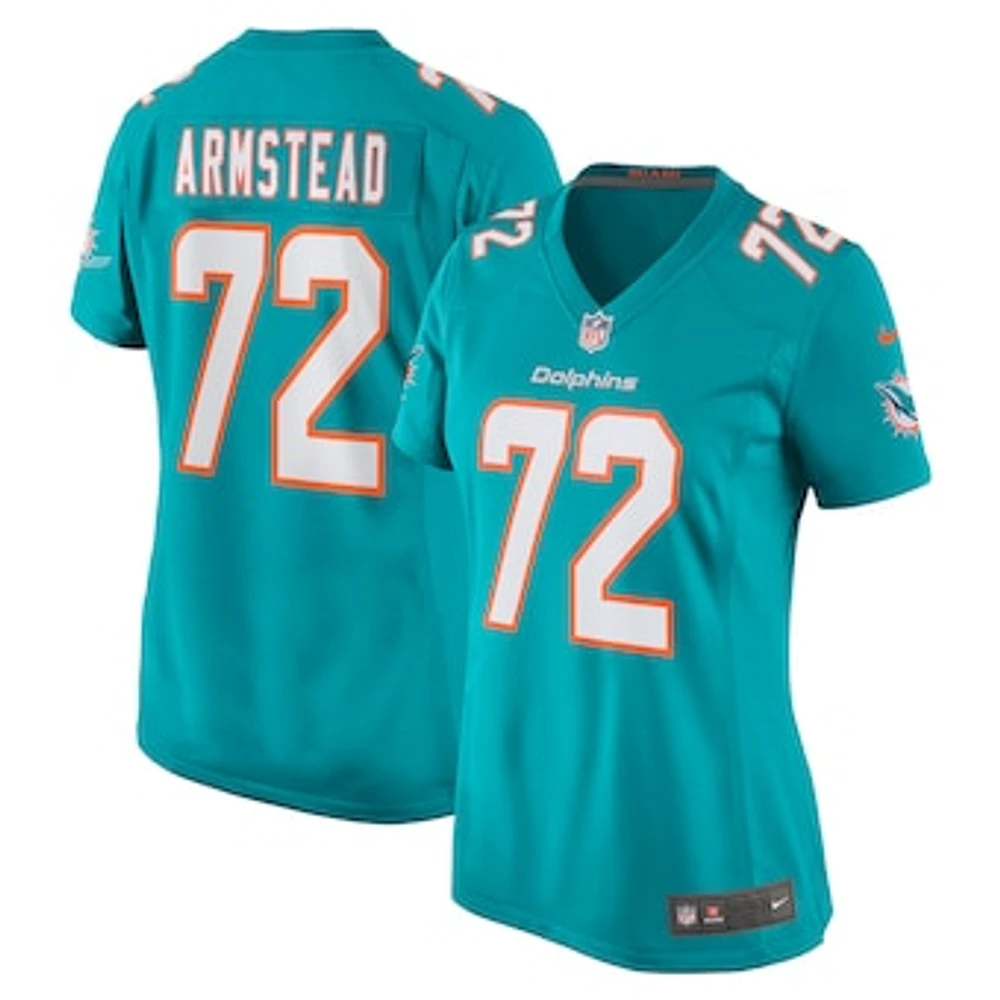 Women's Nike Terron Armstead Aqua Miami Dolphins Game Jersey