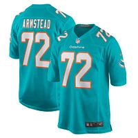 Men's Nike Terron Armstead Aqua Miami Dolphins Game Jersey