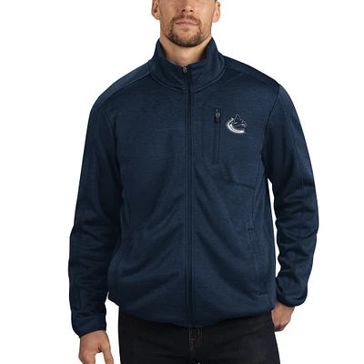 Men's G-III Sports by Carl Banks Navy Vancouver Canucks Closer Transitional Full-Zip Jacket