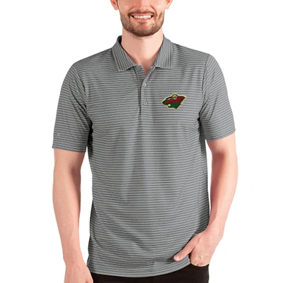 Men's Antigua Steel Minnesota Wild Esteem Polo