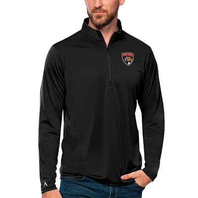 Men's Antigua Florida Panthers Tribute Quarter-Zip Pullover Top
