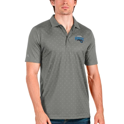 Men's Antigua Steel Orlando Magic Spark Polo