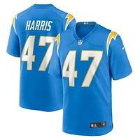 Men's Nike Josh Harris Powder Blue Los Angeles Chargers Game Jersey