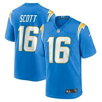 Men's Nike JK Scott Powder Blue Los Angeles Chargers Game Jersey