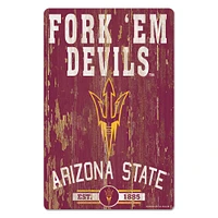 WinCraft Arizona State Sun Devils 11'' x 17'' Slogan Wood Sign