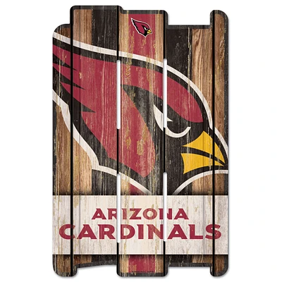 WinCraft Arizona Cardinals 11'' x 17'' Fence Decorative Wood Sign