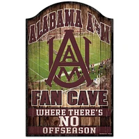WinCraft Alabama A&M Bulldogs 11" x 17'" Decorative Fan Cave Wood Sign