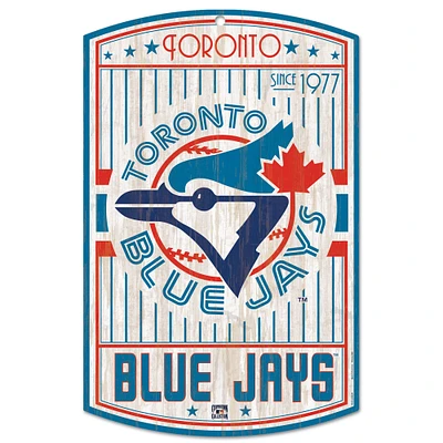 WinCraft Toronto Blue Jays 11" x 17" Decorative Cooperstown Collection Wood Sign