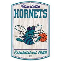 WinCraft Charlotte Hornets 11'' x 17'' Hardwood Classics Decorative Sign