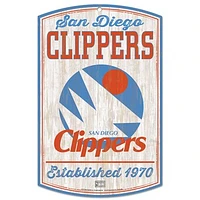 WinCraft San Diego Clippers 11'' x 17'' Hardwood Classics Decorative Sign