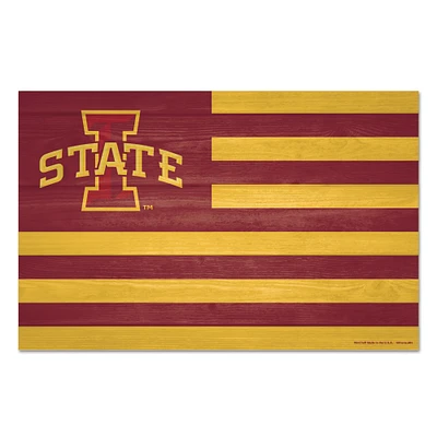 WinCraft Iowa State Cyclones 11'' x 17'' Americana Wood Sign
