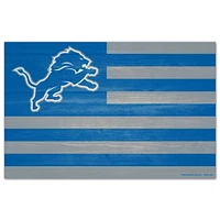 WinCraft Detroit Lions 11'' x 17'' Americana Wood Sign