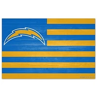 WinCraft Los Angeles Chargers 11'' x 17'' Americana Wood Sign