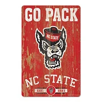 WinCraft NC State Wolfpack 11'' x 17'' Slogan Wood Sign