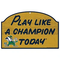WinCraft Notre Dame Fighting Irish Logo 11'' x 17'' Fence Decorative Wood Sign