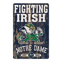 WinCraft Notre Dame Fighting Irish 11'' x 17'' Slogan Wood Sign