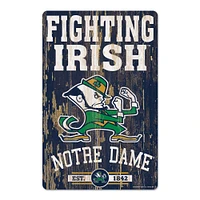WinCraft Notre Dame Fighting Irish 11'' x 17'' Slogan Wood Sign