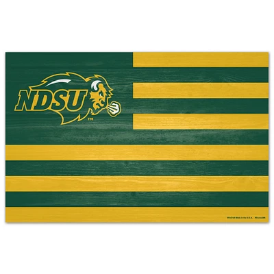WinCraft NDSU Bison 11'' x 17'' Americana Wood Sign